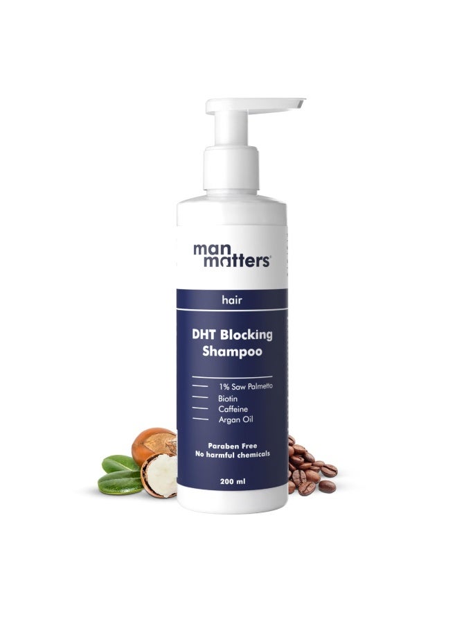 مان ماترز مجموعة منتجات مان ماترز للعناية بالشعر: سيروم متطور للشعر (30 مل)، شامبو مضاد لتساقط الشعر يمنع تأثير هرمون DHT (200 مل) وحبوب بيوتين قابلة للمضغ | يقلل من ترقق الشعر | يقوي ويغذي الشعر | تركيبة مصممة خصيصًا للرجال | عبوة من 3 قطع - Image 2